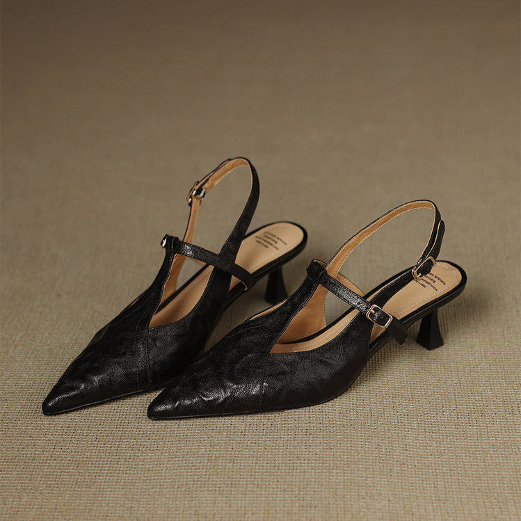 Adela / Tacones Cut-Out Burdeosᵛᶜ