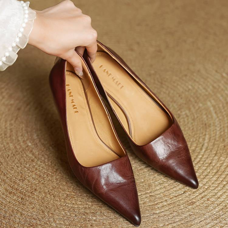 Lucía / Tacones Slip Burdeosᵛᶜ