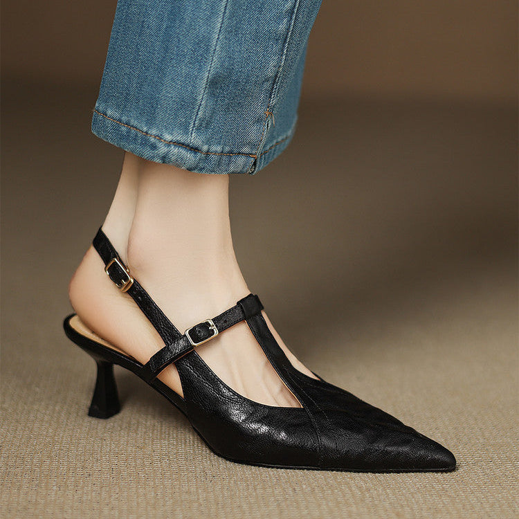 Adela / Tacones Cut-Out Burdeosᵛᶜ