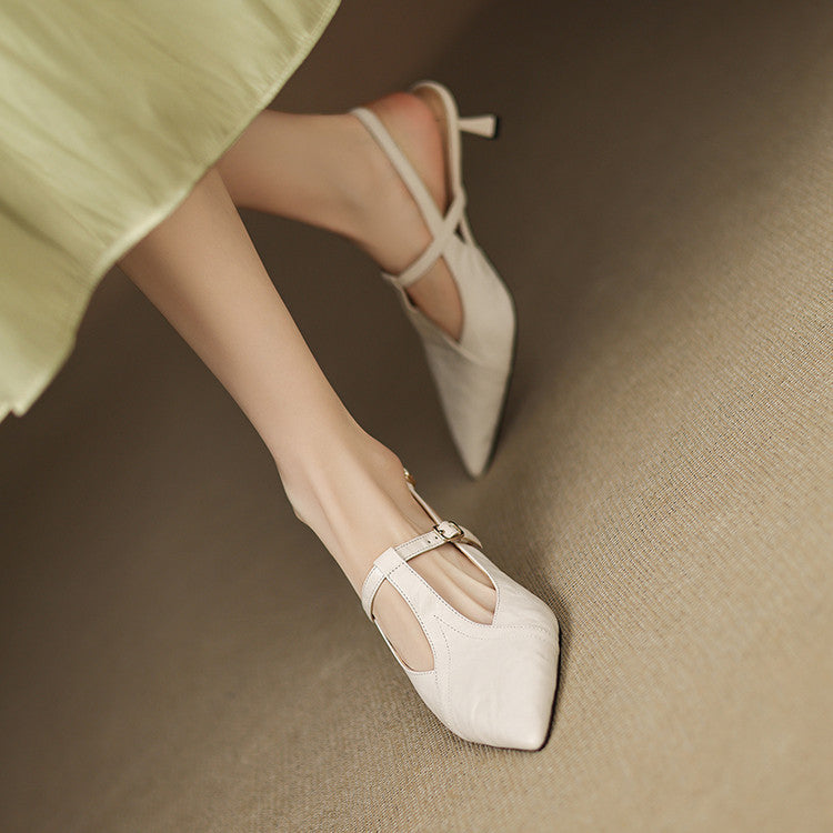 Adela / Tacones Cut-Out Burdeosᵛᶜ