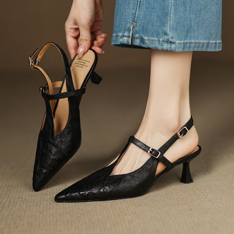 Adela / Tacones Cut-Out Burdeosᵛᶜ