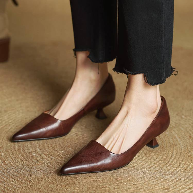 Lucía / Tacones Slip Burdeosᵛᶜ