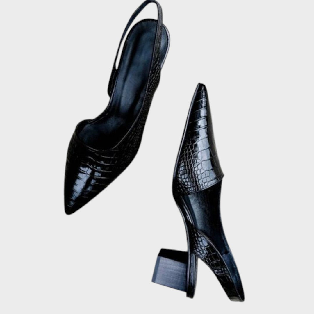Livia / Tacones Slingback Crocᵛᶜ