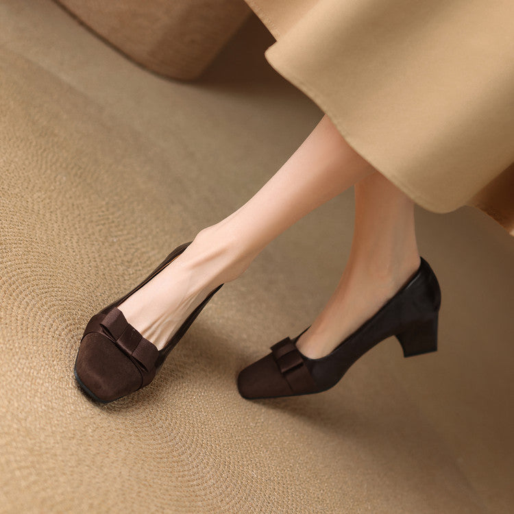 Beatriz / Tacones Lazo Bicolorᵛᶜ