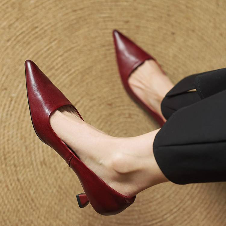 Lucía / Tacones Slip Burdeosᵛᶜ