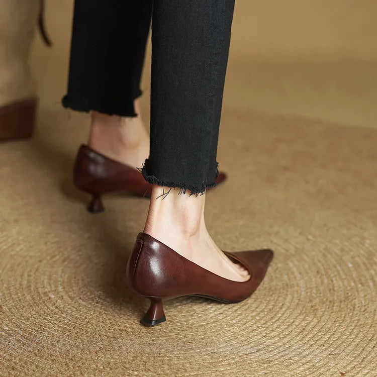 Lucía / Tacones Slip Burdeosᵛᶜ