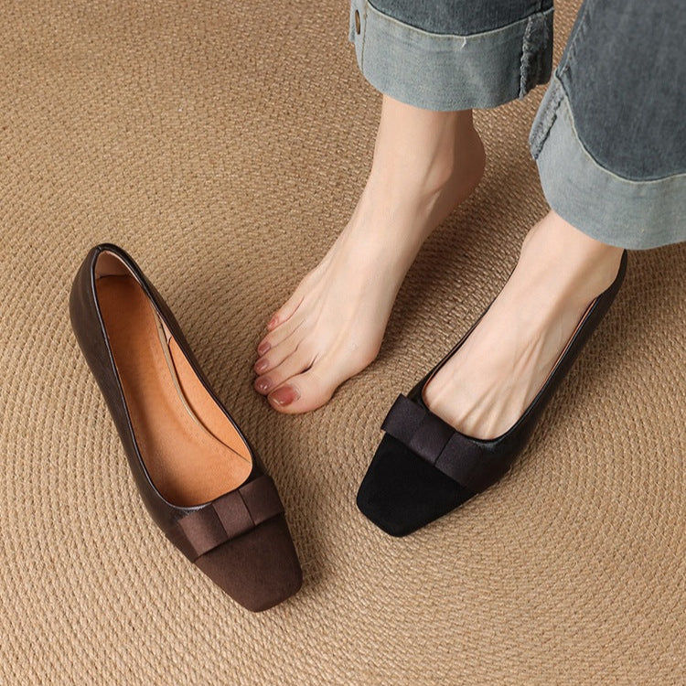 Beatriz / Tacones Lazo Bicolorᵛᶜ