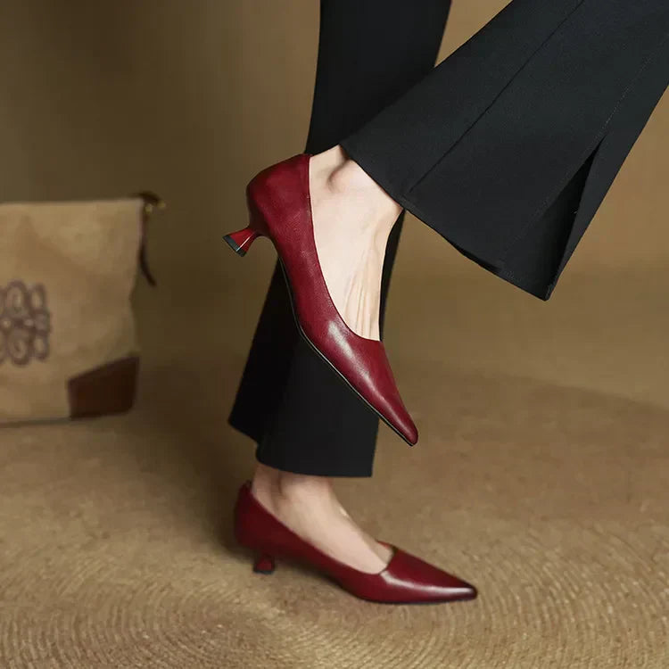 Lucía / Tacones Slip Burdeosᵛᶜ