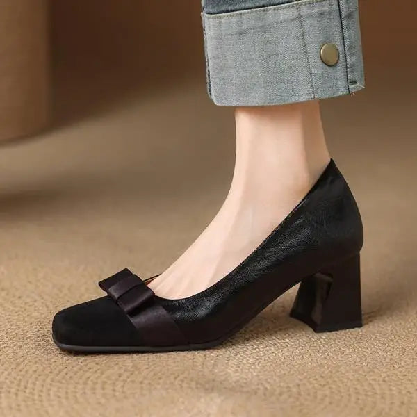 Beatriz / Tacones Lazo Bicolorᵛᶜ