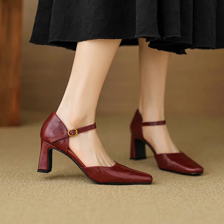 Carmen / Tacones Mary Jane Burdeosᵛᶜ