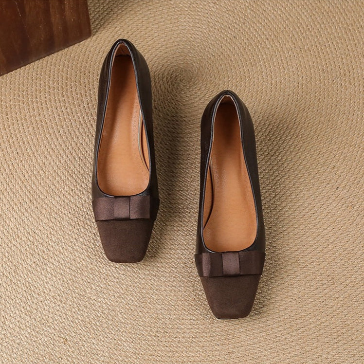 Beatriz / Tacones Lazo Bicolorᵛᶜ