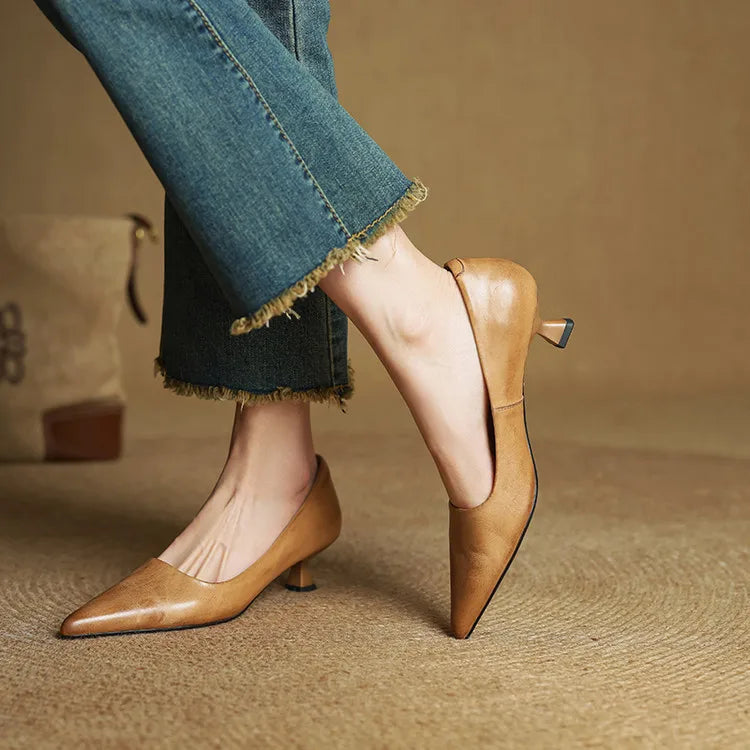 Lucía / Tacones Slip Burdeosᵛᶜ