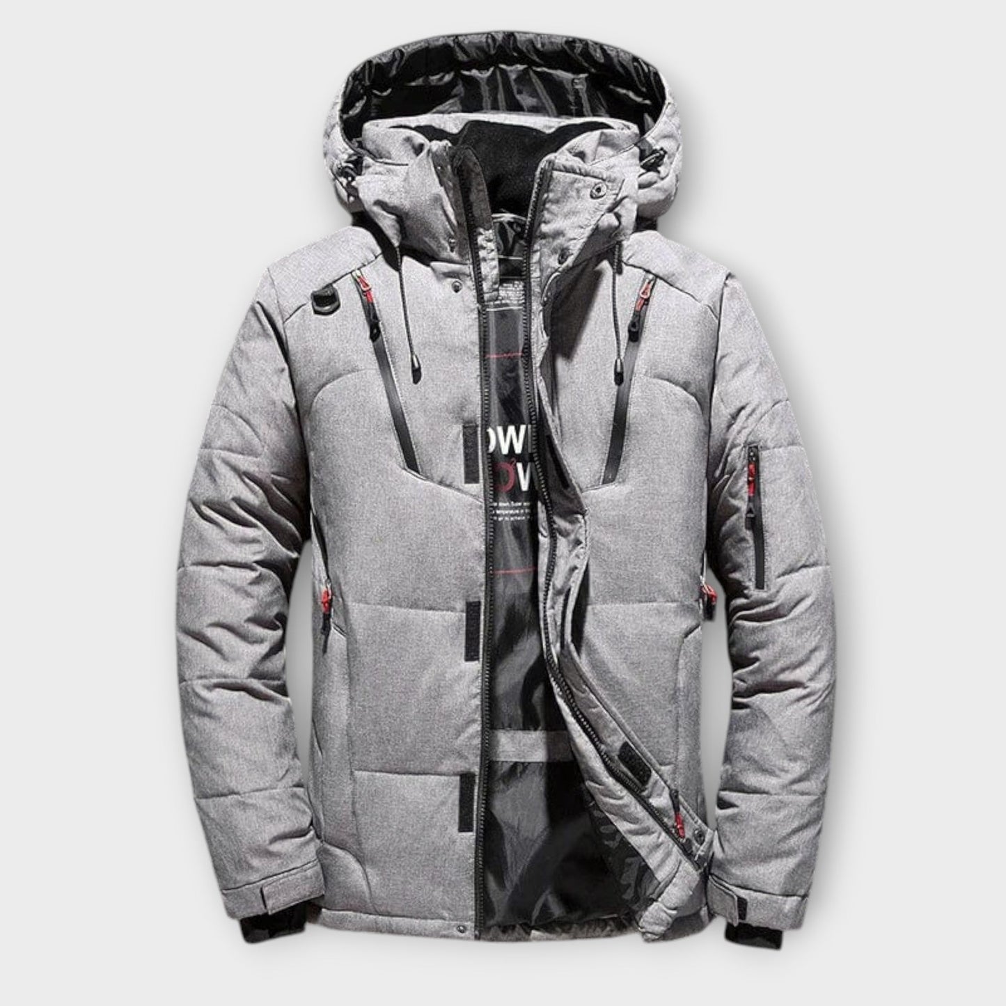 Álvaro | Parka masculina de invierno sólida