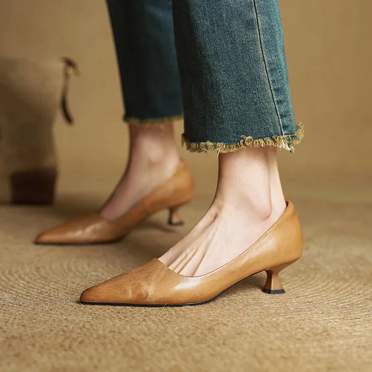 Lucía / Tacones Slip Burdeosᵛᶜ