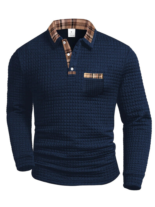 Mario™ | Polo de estilo urbano azul