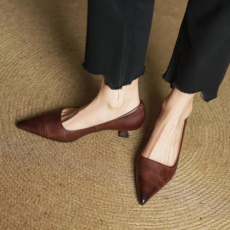 Lucía / Tacones Slip Burdeosᵛᶜ