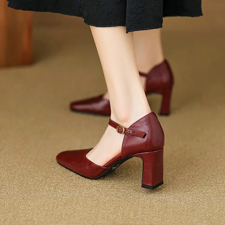 Carmen / Tacones Mary Jane Burdeosᵛᶜ