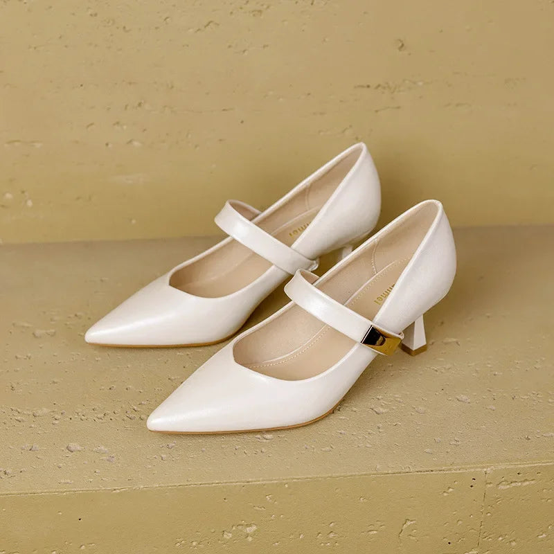 Elisa / Tacones Mary Jane Nudeᵛᶜ