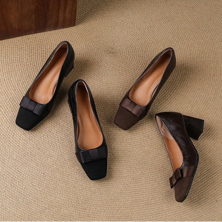 Beatriz / Tacones Lazo Bicolorᵛᶜ