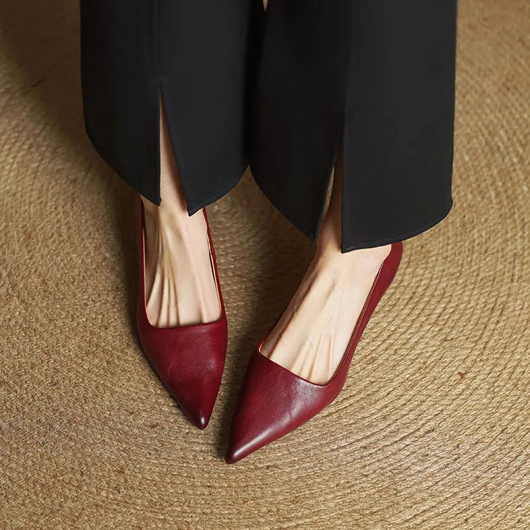 Lucía / Tacones Slip Burdeosᵛᶜ