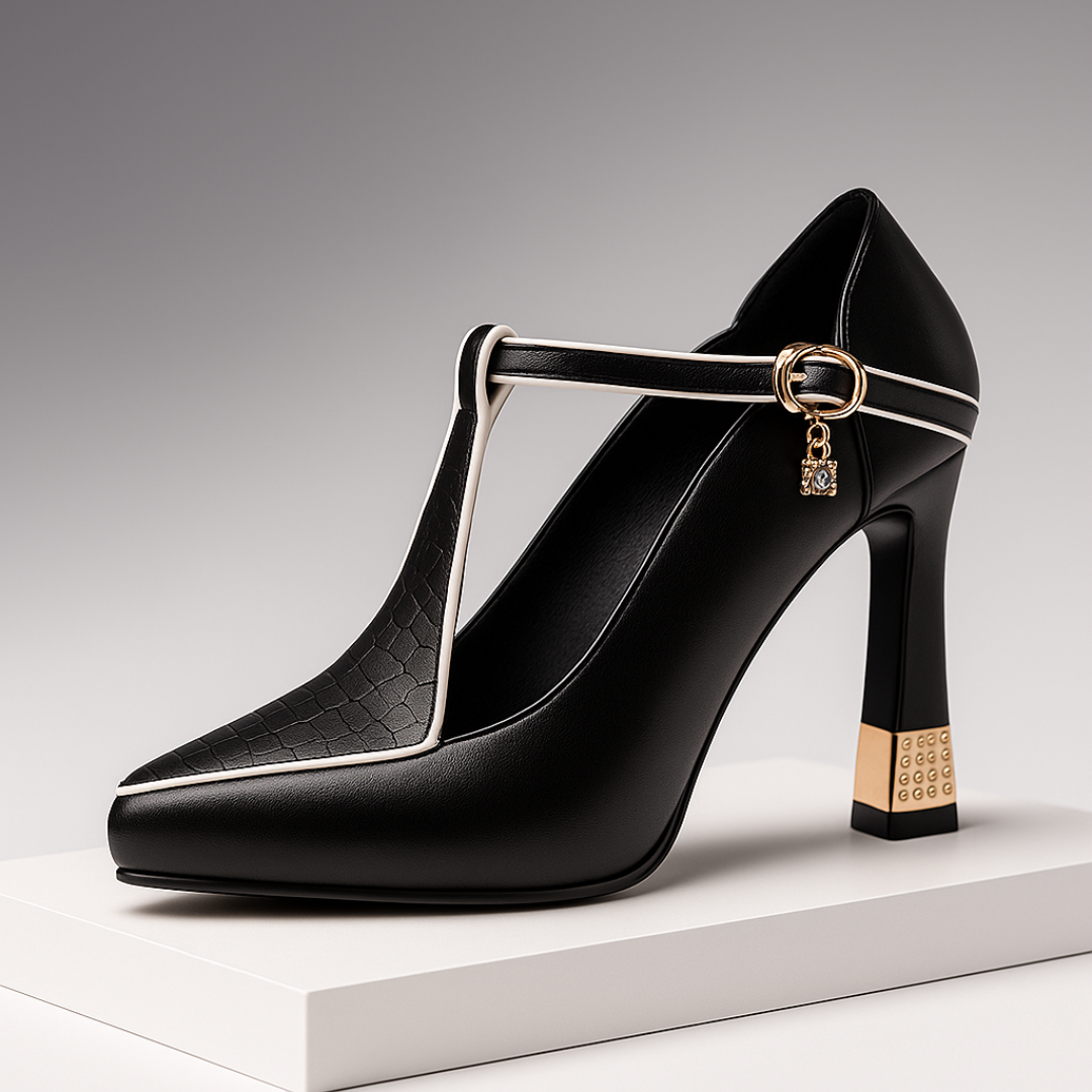 Camille / Tacones T-Bar Eleganceᵛᶜ