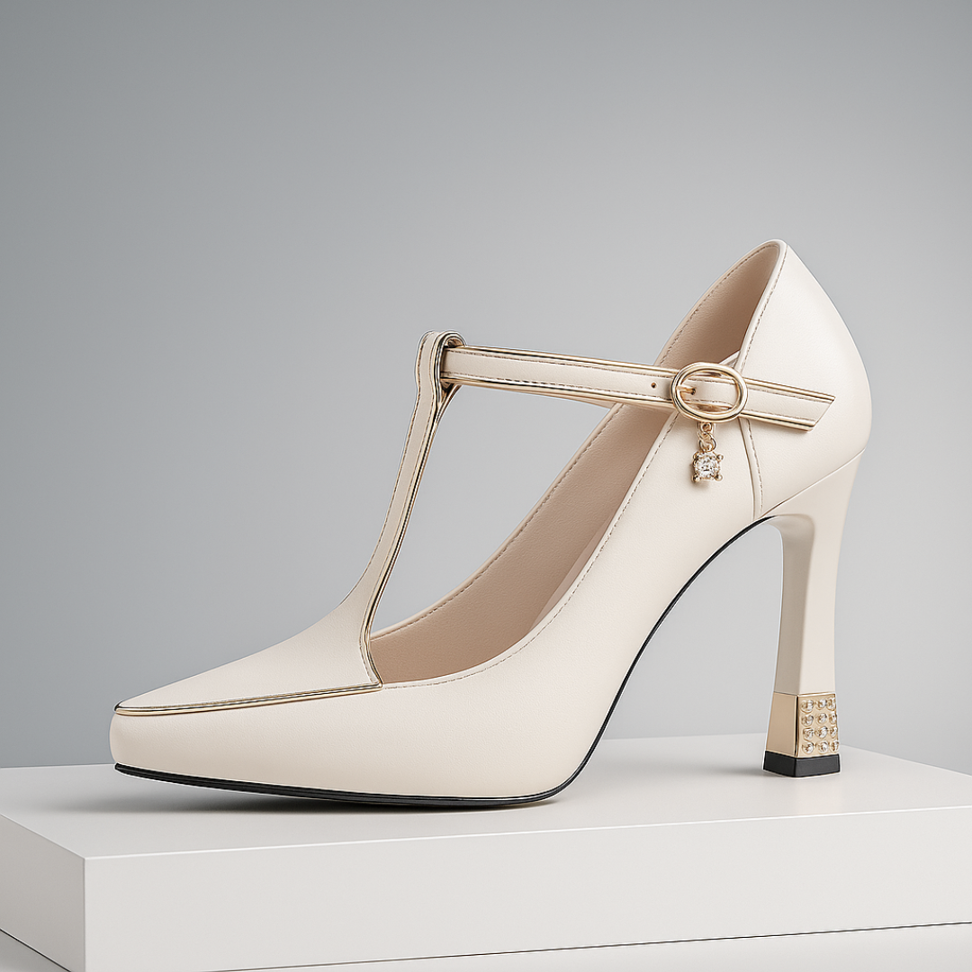 Camille / Tacones T-Bar Eleganceᵛᶜ