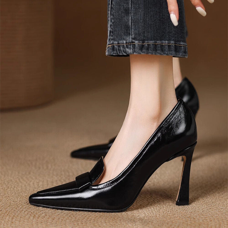 Tacones Mocasín Punta Finaᵛᶜ