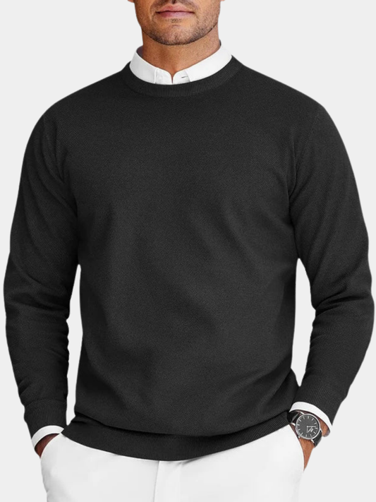 Casper | Suéter de Cuello Redondo para Hombre Blanco