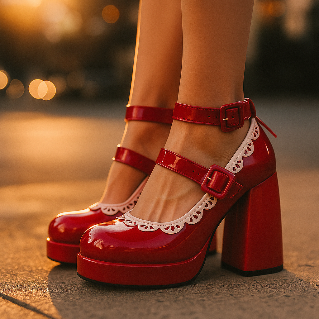 Martina / Tacones Plataforma Charolᵛᶜ