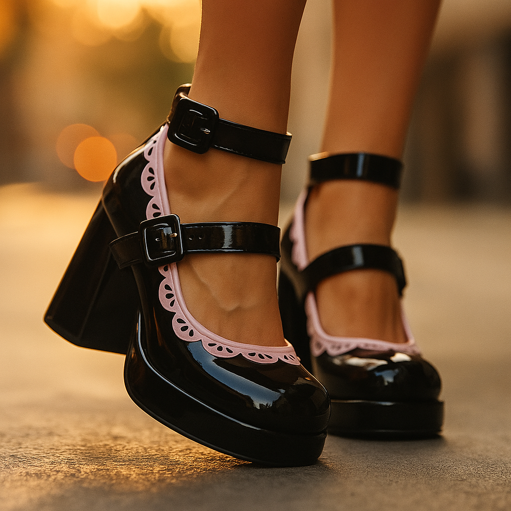 Martina / Tacones Plataforma Charolᵛᶜ