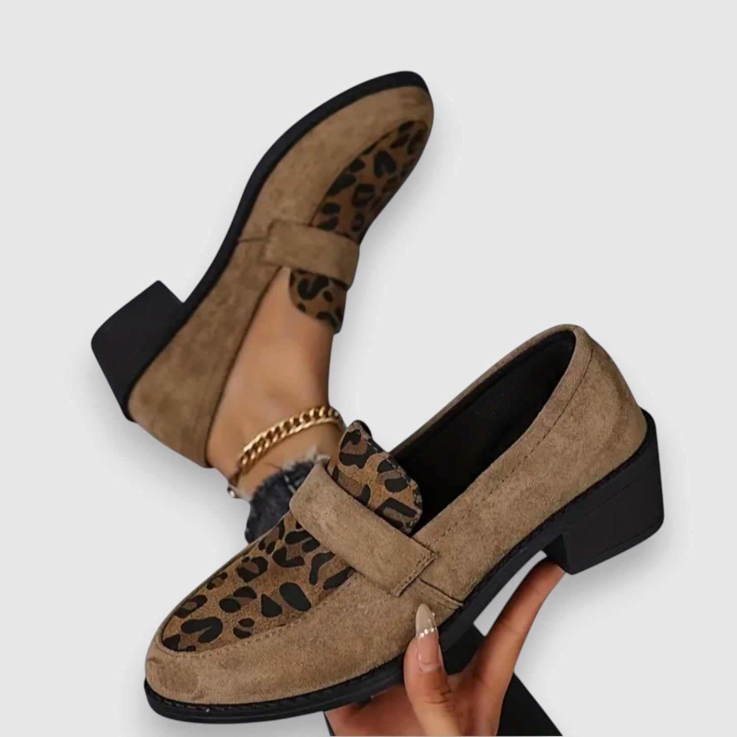 Giuliaᵛᶜ / Mocasines Combinados Leopardo