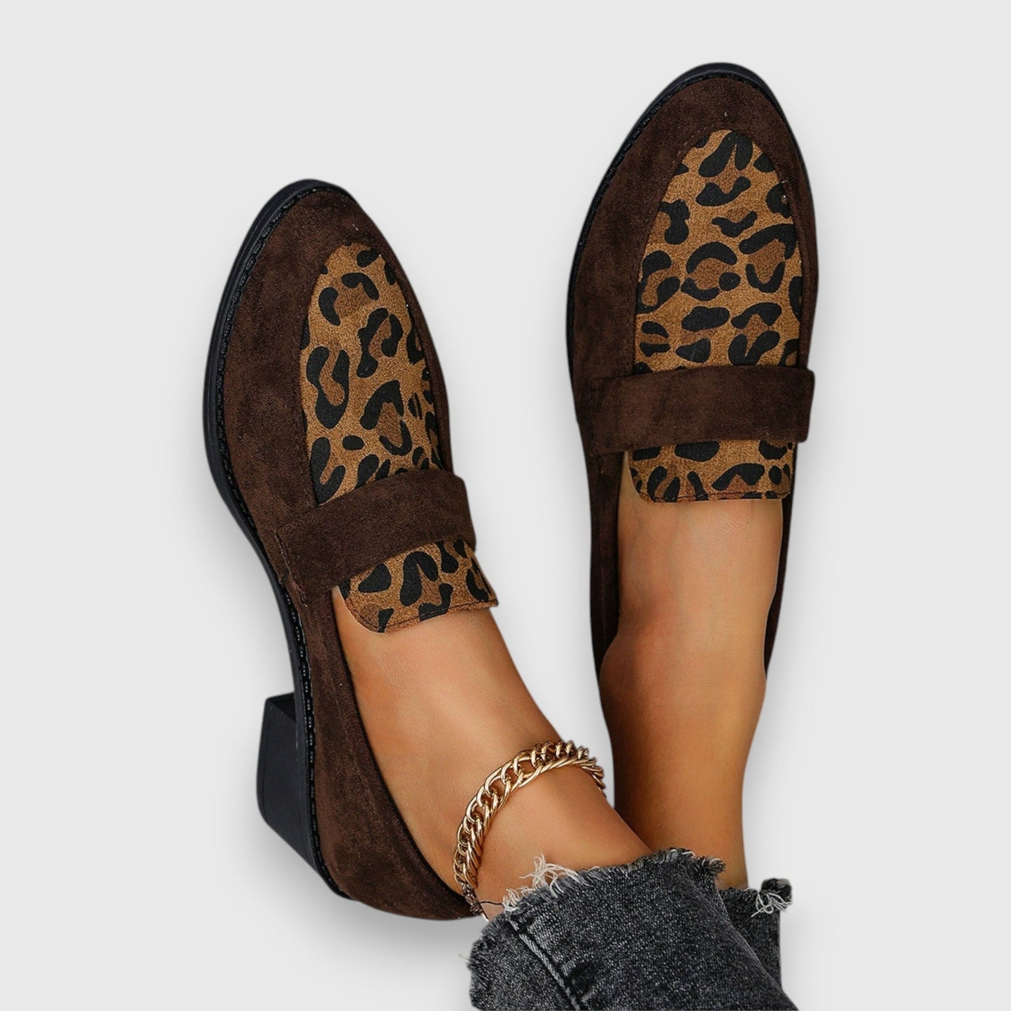 Giuliaᵛᶜ / Mocasines Combinados Leopardo