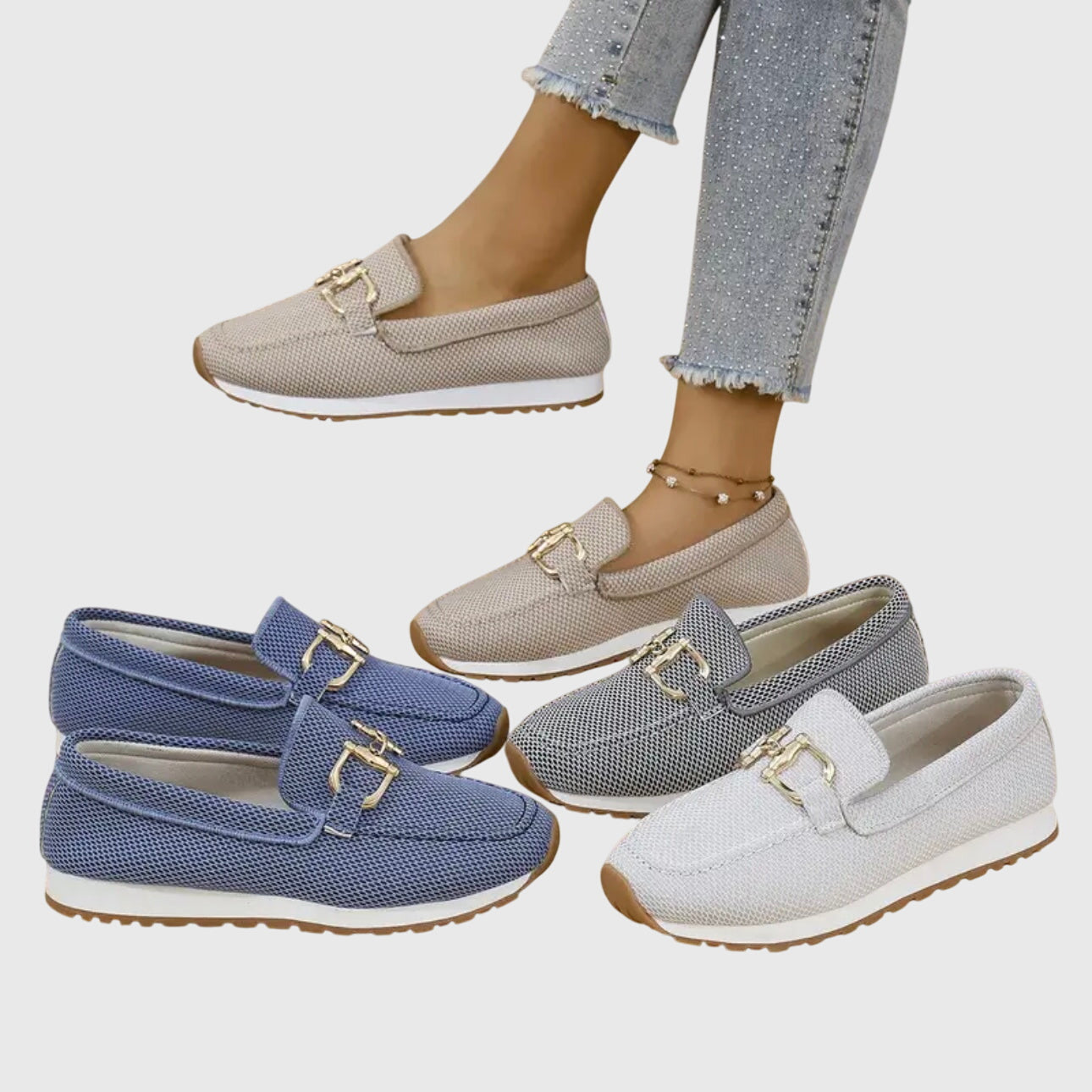 Alessiaᵛᶜ / Zapatillas Textura Elegante