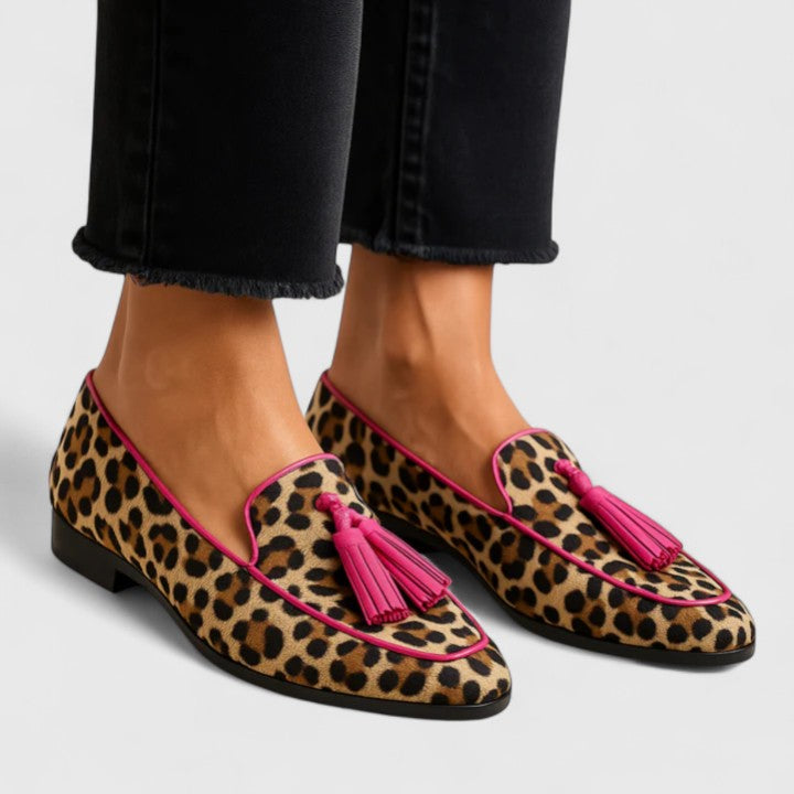 Giuliaᵛᶜ / Mocasines Leopardo Flecos