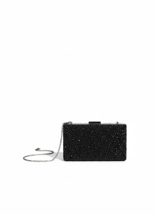 Bolso negro diamante